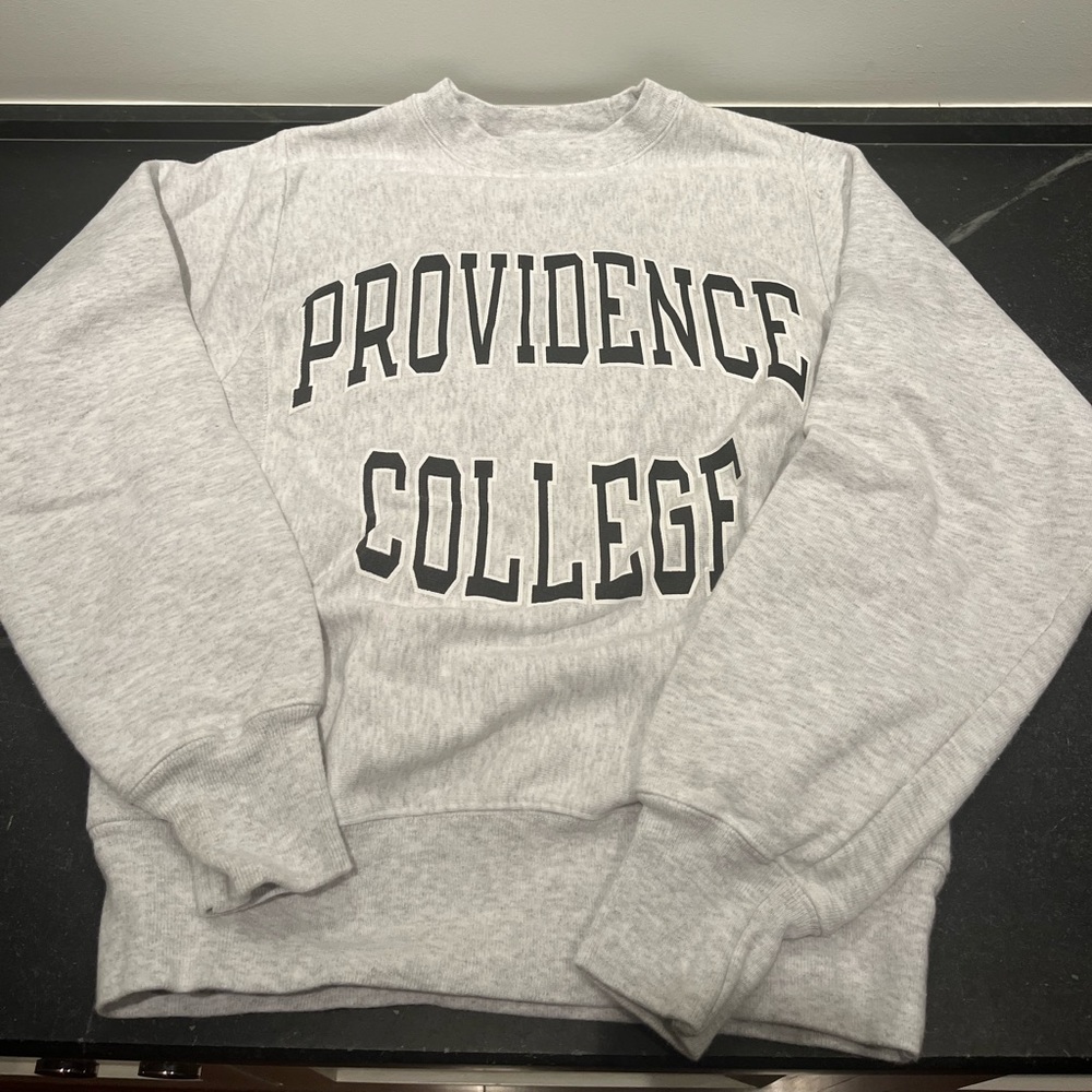 Unisex Champion Providence College Grey Crewneck Sweatshirt Size XS